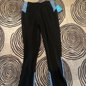 Black and Blue Athletic Pants